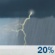 Saturday: A slight chance of showers and thunderstorms. Mostly cloudy, with a high near 52. South southeast wind 5 to 15 mph. Chance of precipitation is 20%. Saturday: Slight Chance Showers And Thunderstorms