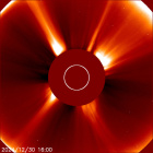 Latest LASCO C2 image of the Sun