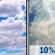 Saturday: A 10 percent chance of showers and thunderstorms after 1pm.  Partly sunny, with a high near 87. South southeast wind 5 to 15 mph, with gusts as high as 20 mph. 