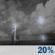 Thursday Night: Slight Chance Showers And Thunderstorms