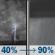 Tonight: A chance of showers and thunderstorms before 1am, then showers and possibly a thunderstorm between 1am and 4am, then a chance of showers and thunderstorms after 4am. Low around 69. East wind 5 to 10 mph. Chance of precipitation is 90%. New rainfall amounts between a half and three quarters of an inch possible. Tonight: A chance of showers and thunderstorms before 1am, then showers and possibly a thunderstorm between 1am and 4am, then a chance of showers and thunderstorms after 4am. Low around 69. East wind 5 to 10 mph. Chance of precipitation is 90%. New rainfall amounts between a half and three quarters of an inch possible.