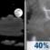 Tonight: A 40 percent chance of showers and thunderstorms, mainly after 4am. Partly cloudy, with a low around 78. South wind 10 to 15 mph. Tonight: A 40 percent chance of showers and thunderstorms, mainly after 4am. Partly cloudy, with a low around 78. South wind 10 to 15 mph.