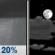 Tonight: A 20 percent chance of showers before 10pm.  Partly cloudy, with a low around 68. East northeast wind around 5 mph becoming south southwest in the evening. 