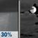 Friday Night: A 30 percent chance of showers before 10pm.  Cloudy during the early evening, then gradual clearing, with a low around 50. East northeast wind 5 to 10 mph becoming west in the evening. 