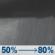 Thursday Night: A chance of showers and thunderstorms, then showers and possibly a thunderstorm after 1am. Low around 55. East northeast wind around 15 mph, with gusts as high as 20 mph. Chance of precipitation is 80%. Thursday Night: A chance of showers and thunderstorms, then showers and possibly a thunderstorm after 1am. Low around 55. East northeast wind around 15 mph, with gusts as high as 20 mph. Chance of precipitation is 80%.