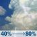 Sunday: A chance of showers and thunderstorms, then showers and possibly a thunderstorm after 1pm. High near 83. East southeast wind 5 to 10 mph becoming south in the afternoon. Chance of precipitation is 80%. New rainfall amounts between a quarter and half of an inch possible. Sunday: A chance of showers and thunderstorms, then showers and possibly a thunderstorm after 1pm. High near 83. East southeast wind 5 to 10 mph becoming south in the afternoon. Chance of precipitation is 80%. New rainfall amounts between a quarter and half of an inch possible.