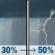 Wednesday: A chance of showers, with thunderstorms also possible after noon. Mostly cloudy, with a high near 77. South wind 10 to 15 mph, with gusts as high as 20 mph. Chance of precipitation is 50%. New rainfall amounts between a tenth and quarter of an inch, except higher amounts possible in thunderstorms. Wednesday: A chance of showers, with thunderstorms also possible after noon. Mostly cloudy, with a high near 77. South wind 10 to 15 mph, with gusts as high as 20 mph. Chance of precipitation is 50%. New rainfall amounts between a tenth and quarter of an inch, except higher amounts possible in thunderstorms.