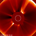Latest LASCO C2 image of the Sun