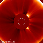 Latest LASCO C2 image of the Sun