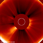 Latest LASCO C2 image of the Sun