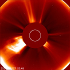 Latest LASCO C2 image of the Sun