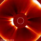 Latest LASCO C2 image of the Sun