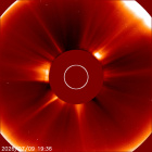 Latest LASCO C2 image of the Sun