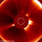 Latest LASCO C2 image of the Sun
