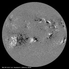 Latest SDO/HMI Magnetogram image of the Sun