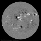 Latest SDO/HMI Magnetogram image of the Sun