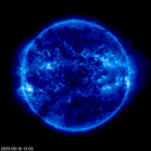 Click for time-lapse image of the sun