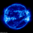 Click for time-lapse image of the sun